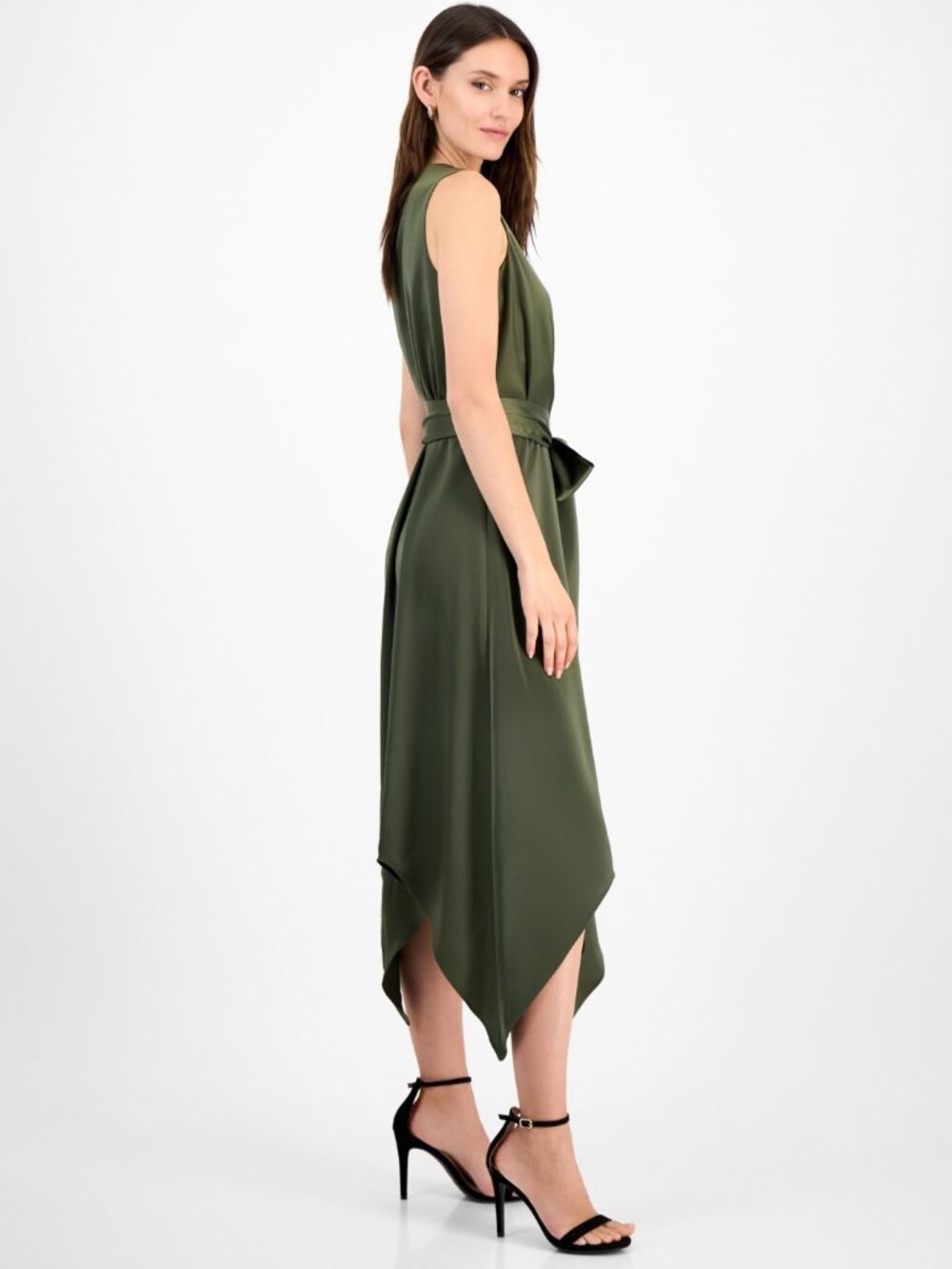 Anne Klein Montreal Satin MIDI Dress - Picture 3 of 5